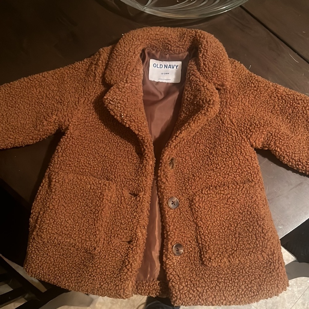Toddler Sherpa coat 18-24months